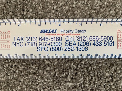 SAS Priority Cargo metal ruler | eBay
