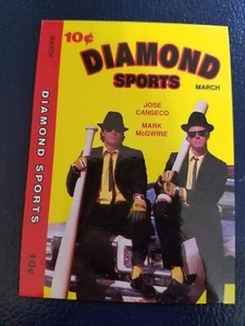 Jose Canseco Mark Mcgwire Oakland Athletics Bash Brothers Diamond Sports NM - Picture 1 of 2