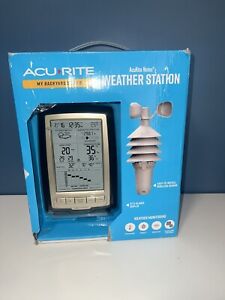 Acurite Weather Station Digital Wind Temperature Humidity Atomic Clock (3-in-1)