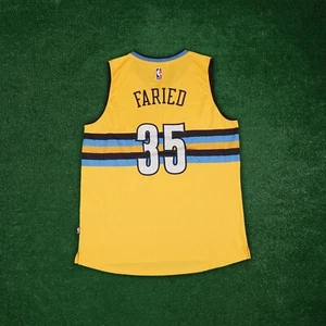 Kenneth Faried Denver Nuggets NBA Adidas Gold Men's Swingman Jersey - Picture 1 of 5