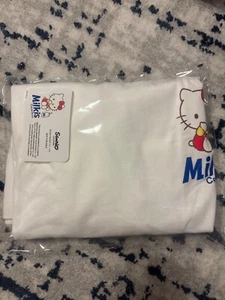 New EXCLUSIVE Sanrio Hello Kitty Milkis Korean Soda White T-shirt XL Oversized - Picture 1 of 1
