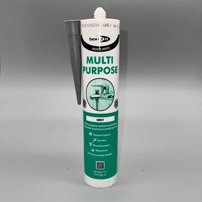 Sellante de silicona multipropósito Bond It Multi-Mate GP gris EU3 - cartucho de 310 ml