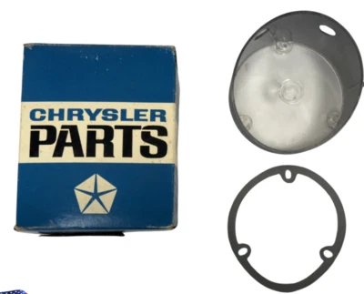 Lámpara de luz de estacionamiento derecha Plymouth Satellite 1970 lente con junta 3420584 Nuevo de Lote Antiguo Foto 1 de 4