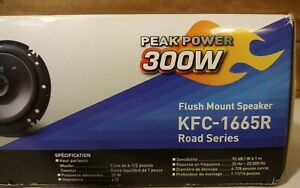 Kenwood KFC-1665R Road Series 6 1/2" 2-Way 300W Max 30W RMS Speakers (OB)