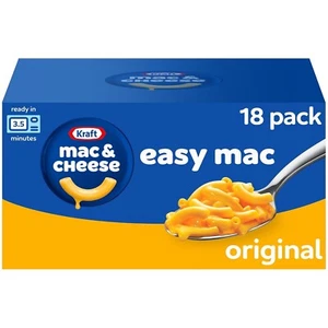 Kraft Easy Mac Original Macaroni & Cheese Microwavable Dinner (18 Ct Packets).. - Bild 1 von 10