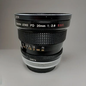 RARE CANON FD 20mm F/2.8 S.S.C. SSC Wide Angle MF Excellent Condition - Picture 1 of 8