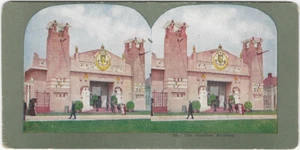 Austria Austrian Building at 1904 St. Louis World’s Fair Ingersoll Stereoview - Picture 1 of 2