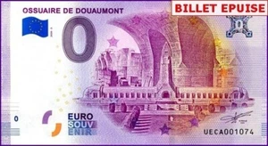 OSSUAIRE DE DOUAUMONT / BILLET 0 € / NULL EURO-SCHEIN / UECA 2020-3 - Picture 1 of 1