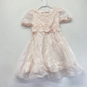 Rose Cottage Girls Dress size 6 light pink Easter Party Dress - Picture 1 of 6