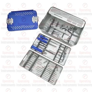 Kit de instrumentos ortopédicos de placa de bloqueo de extremidades superiores conjunto quirúrgico ortopédico - Imagen 1 de 6