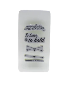 Fun Stampers Journey Two Hearts Cling Gummistempelset - Bild 1 von 3