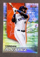 2021 Bowman's Best Orange Refractor #8 Yordan Alvarez /25