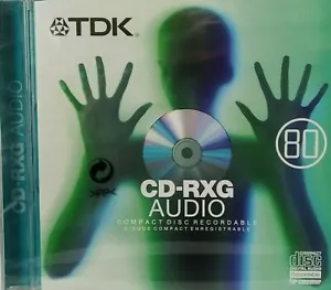 TDK CD-R80 RXG80EN Audio Music CDR Recordable Blank Disc - NEW & SEALED - Picture 1 of 5