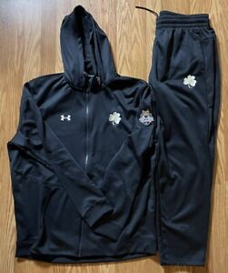 Notre Dame Football Team Issued Tony the Tiger sun bowl Sweatshirt Pants Size XL