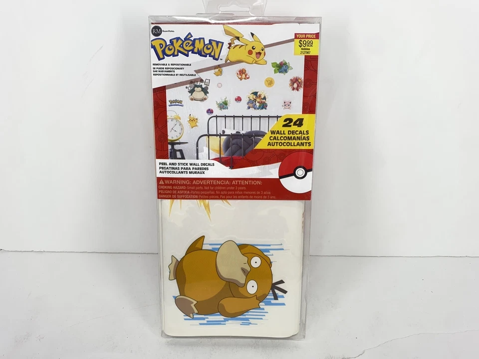 Calcomanías adhesivas de pared RoomMates Pokemon 24 pelar y pegar Foto 1 de 2