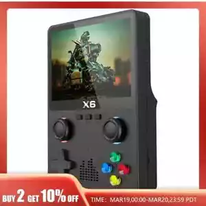 Nuevo X6 Pantalla IPS de 3,5 pulgadas Portátil Jugador Joystick Doble 11 Simuladores GB... - Imagen 1 de 9