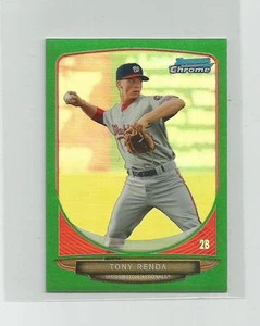 2013 Bowman Chrome TONY RENDA Mini Green Refractor 35/75 - Picture 1 of 1