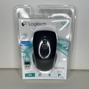 NEW Logitech M560 Wireless Mouse with Receiver, Black - Brand New - Picture 1 of 9