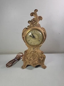 VINTAGE UNITED ELECTRIC CLOCK MODEL NO 92 - WORKS - ORNATE VICTORIAN DECORATIVE - Picture 1 of 17