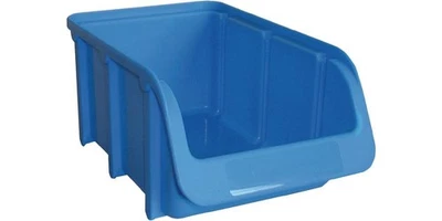 Hünersdorff Sichtlagerkasten L164/134xB102xH74mm PP blau stapelbar