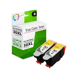 2Pk TCT Compatible For Kodak 30XL Black ESP C310 C315 3.2 Hero 3.1 Ink Cartridge - Bild 1 von 6
