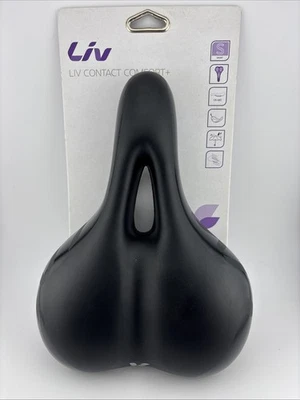 Sillín de bicicleta Giant Liv Contact Comfort+ - Asiento acolchado - Negro Comfort Plus Foto 1 de 4