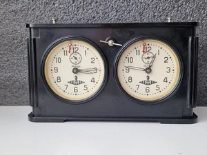 Reloj de Ajedrez Jantar Mchz URSS Baquelita Años 60 De Colección Soviético Raro - Imagen 1 de 24