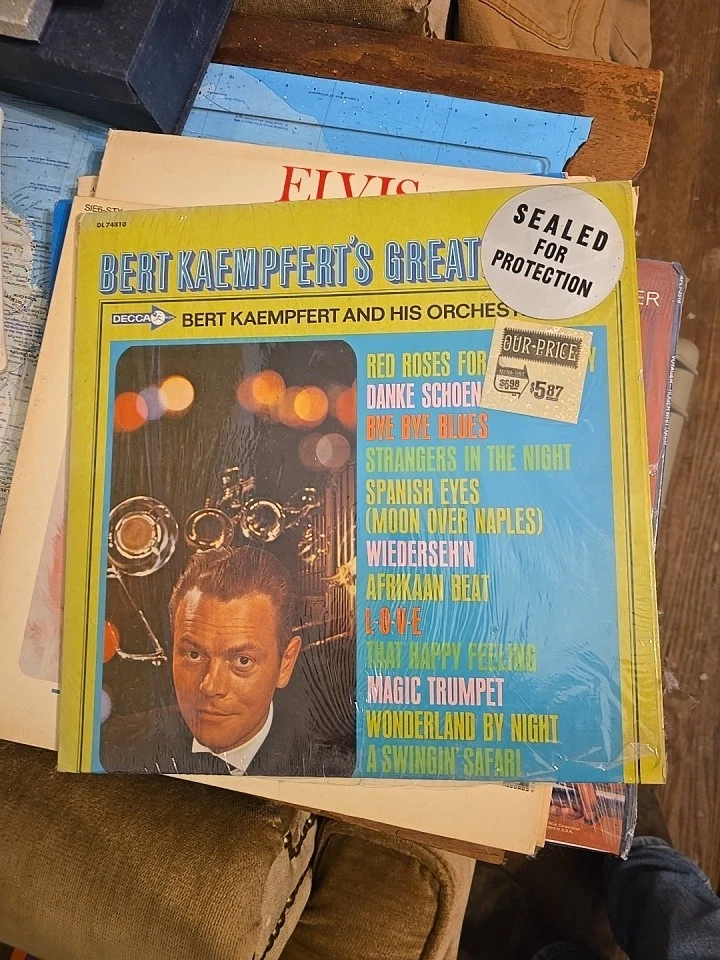 Vintage Bert Kaempfert’s Greatest Hits LP Vinyl DL74810 - Image 1 of 1