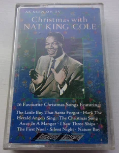 Christmas with Nat King Cole 1988 Audio Cassette Tape Album Compilation SMC868 - Picture 1 of 5