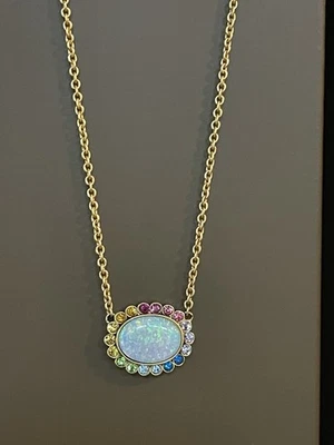 Kurt Geiger London Crystal Pendant Necklace NWT - Image 1 of 4