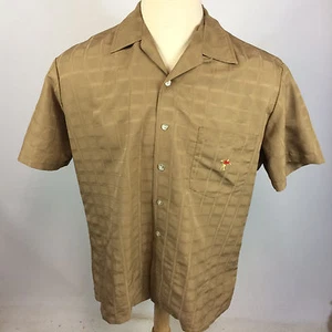 Vintage 70's Kennington California Mod Atomic Retro Bowling Sport Shirt Disco - Picture 1 of 9
