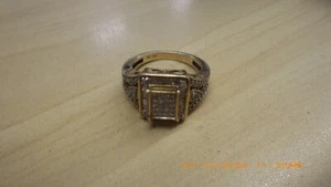 YG 10K DIAMOND UNISEX RING 6.1 GRAMS, SIZE: 8, MINOR SIGNS OF WEAR (TDY026565) - Picture 1 of 1
