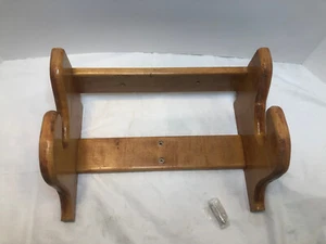 Vintage Papier Handtuch Halter Regal Holz Wand unter Schrank Halterung 13" - Bild 1 von 12