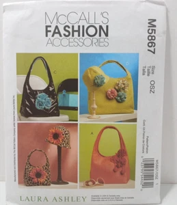 Bolsas y sombreros accesorios de moda McCall's patrón de costura M5867 sin cortar FF OSZ - Imagen 1 de 3