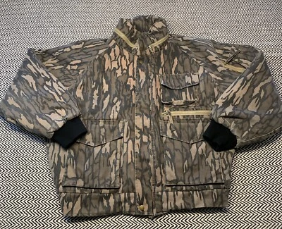 Vintage Prairie Mountain RealTree Trebark Camo Hunting Jacket w/ Zip Hood - XL - Image 1 of 4