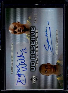 2006-07 UD Reserve #DRA-WS Damien Wilkins / Saer Sene Signatures Dual #/50 - Picture 1 of 2