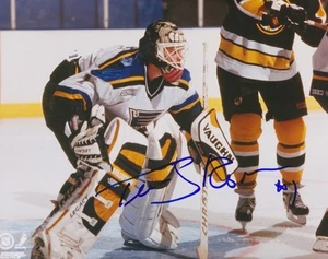 ROMAN TUREK Signed ST LOUIS BLUES 8X10 Photo w/COA - Picture 1 of 1