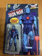 2021 Marvel Legends Retro Wave 4 STEALTH IRON MAN 3 75  Kenner Unpunched IN HAND