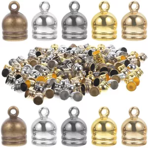 150 Pcs Bracelet Necklace Earring Decoration Tassel Making Cord End Caps - Picture 1 of 12