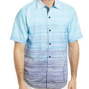Men's Medium Camp shirt Tommy Bahama Coconut Point BLUE Sands COBALT SEA - Picture 1 of 4