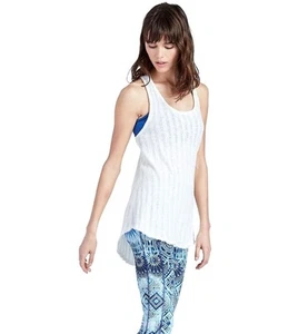 Lucky Brand - Women's XL - Marshmallow Texture Striped Cotton Swingy Tank Top - Bild 1 von 3