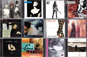 12 CDs WOMEN ARTISTS Tori Amos Pat Benatar Melissa Etheridge Juice Newton Loreen - Picture 1 of 14