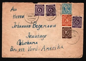 OPC 1947 Alemania Bizone Busum a EE. UU. 47826 - Imagen 1 de 2