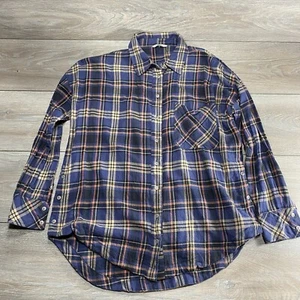 BKE Buckle Women's Size Medium Button Up Flannel Shirt Plaid  - Picture 1 of 8