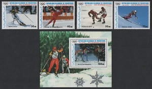 Mauritania 1987 - Mi-N.o 912-915 y Bloque 69 ** - Estampillada sin montar o nunca montada - Olympia Calgary - Imagen 1 de 1