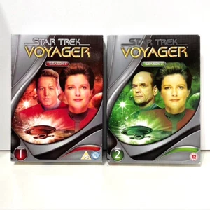 Star Trek Voyager DVD Box Set Complete Seasons 1 & 2 All 41 Episodes on 12 Discs - Picture 1 of 8