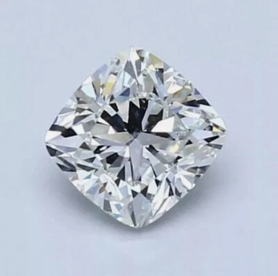 Loose CVD Diamond 0.20 Ct Lab Grown 1 Pc Cushion IF Clarity 4 x 4 mm Certified - Image 1 of 4
