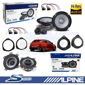 Alpine S2-S65C + S2-S40 Speakers Front and Rear 240W for ALFA MITO - Picture 1 of 13