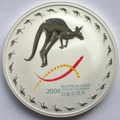 Australia 2006 Friendship Dollar 1oz Silver Coin,UNC - Image 1 of 2