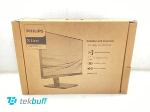 Philips 24" 1920 x 1080 FHD Monitor - Speakers, 60Hz, Black (242S1AE) - Picture 1 of 3
